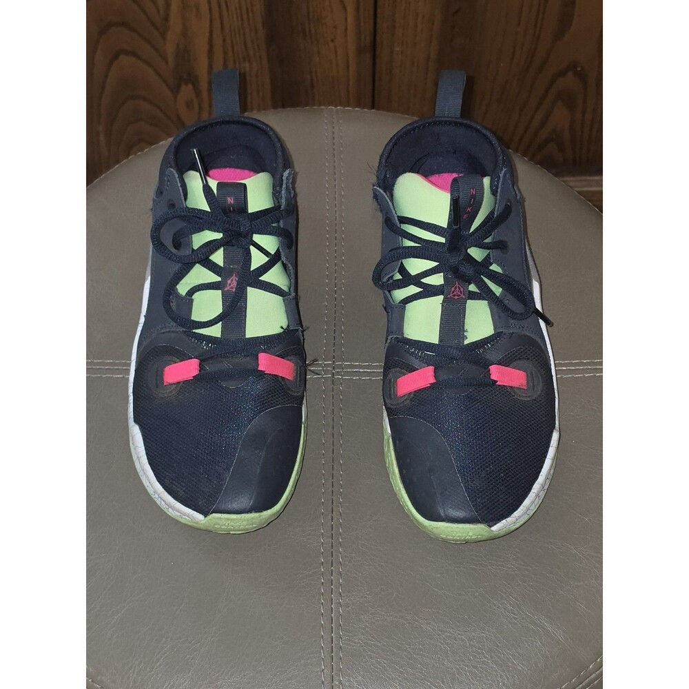 NIKE AIR ZOOM CROSSOVER 2 Basketball Dark Obsidian Lime Pink Size 6Y FB2689-400